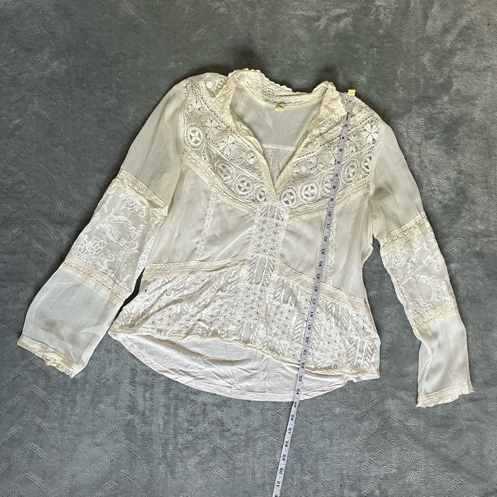 TINY Anthropologie Lace Blouse